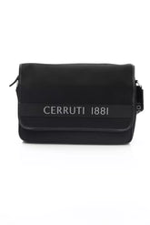 Cerruti 1881 Black Nylon Men Messenger Bag