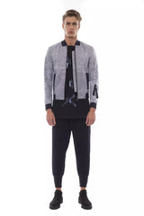 Nicolo Tonetto Gray Polyester Men Jacket