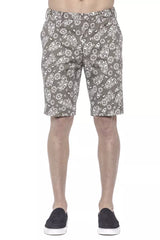 PT Torino Green Cotton Men Bermuda Short