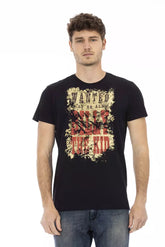 Trussardi Action Black Cotton Men's T-Shirt