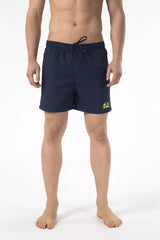 Just Cavalli Blue Nylon Men Swimwear