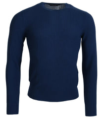 Dolce & Gabbana Elegant Blue Cashmere-Silk Men's Pullover
