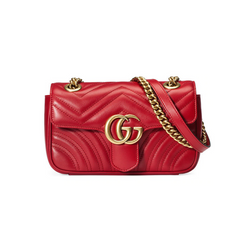 GG Marmont matelassé mini leather shoulder bag