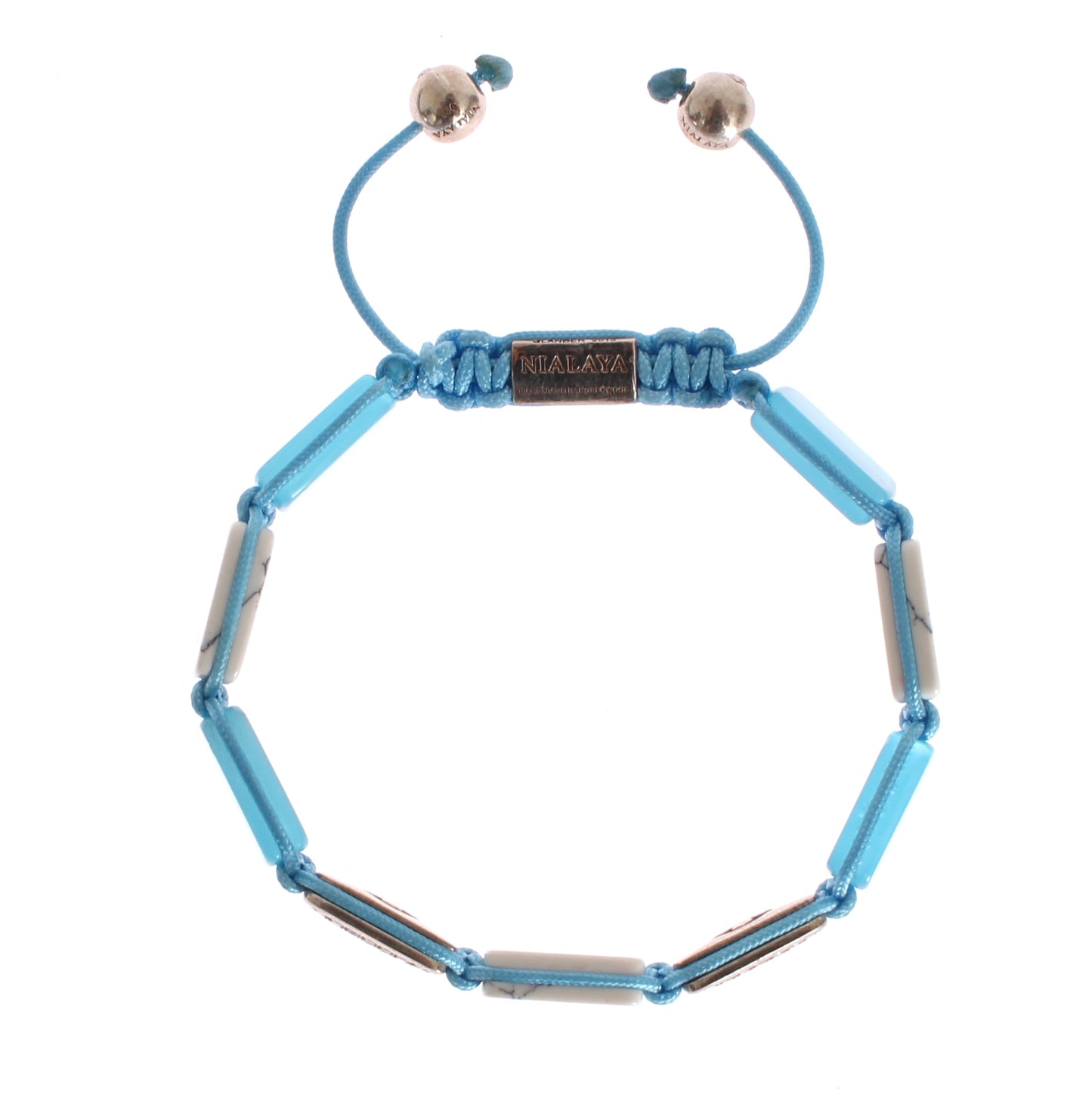 CZ Opal Howlite 925 Bracelet