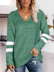 V-Neck Raglan Sleeve T-Shirt
