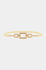 Square Shape Zinc Alloy Buckle Iron Belt