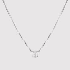 Inlaid Zircon Brass Necklace