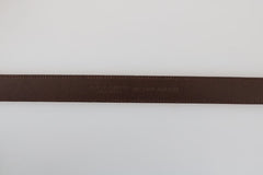 Pink Shiny Leather Gold Vintage Buckle Belt