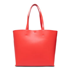 Versace Jeans Red Leather Tall Satchel