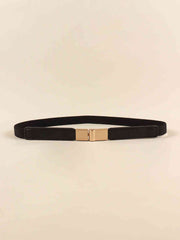 PU Elastic Skinny Belt