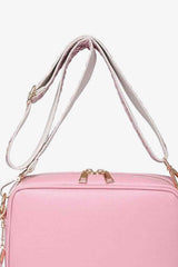 PU Leather Tassel Crossbody Bag