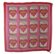 Red AMORE Cashmere Silk Wrap Scarf