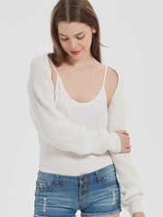 Open Front Long Sleeve Cardigan