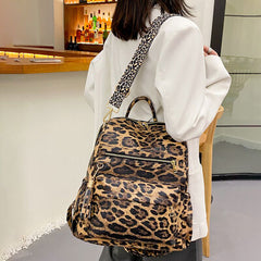 PU Leather Convertible Backpack