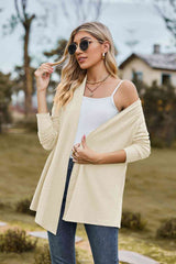 Open Front Long Sleeve Cardigan