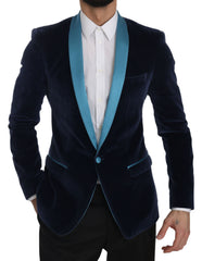 Blue GOLD Slim Fit Cotton Blazer Jacket