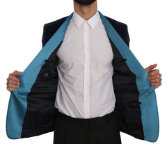 Blue GOLD Slim Fit Cotton Blazer Jacket