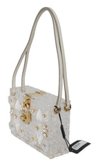 Transparent Crystal Plexi Borse Clutch Padlock BOX Bag