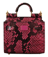 Pink Micro Leather Cross Body Purse Borse SICILY Bag