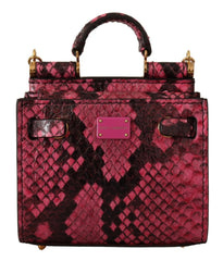 Pink Micro Leather Cross Body Purse Borse SICILY Bag