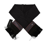 Brown Baroque Fringe Wrap Shawl Silk Scarf