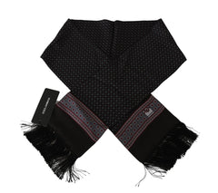 Brown Baroque Fringe Wrap Shawl Silk Scarf