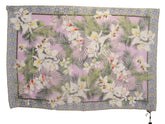 Multicolor Floral Majolica Silk Shawl Scarf