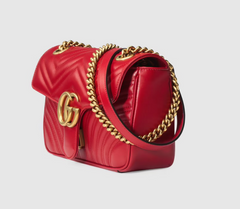 GG Marmont Matelassé Small Leather Shoulder Bag