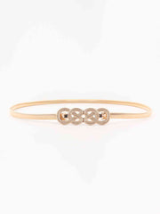 Knot Buckle Metal Belt