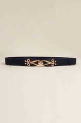 Alloy Buckle Elastic Belt