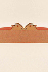 Zinc Alloy Buckle Elastic Belt