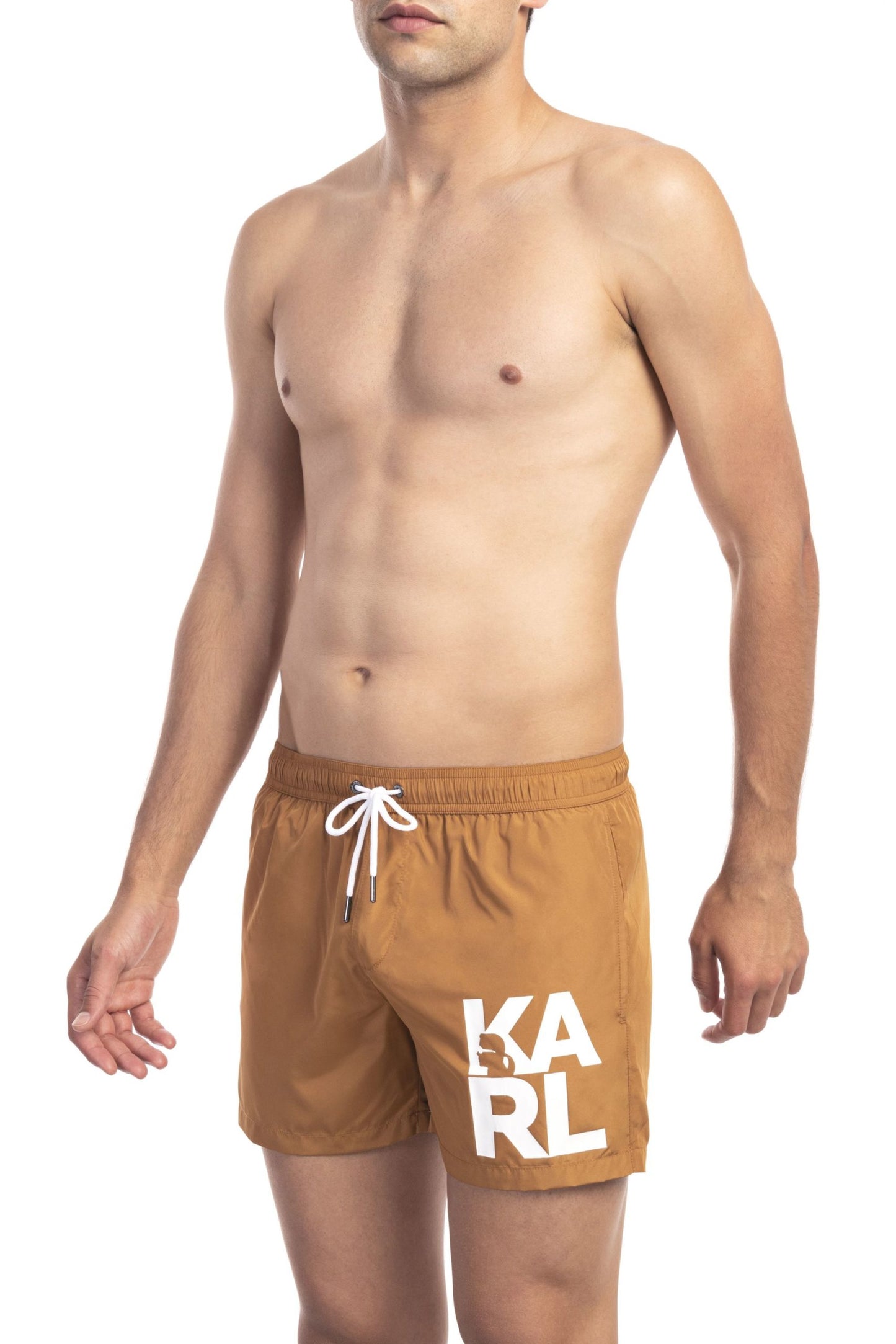 Brown Swimwear