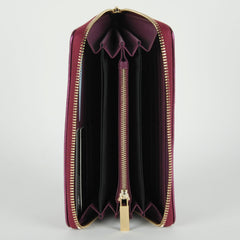 Purple Leather Wallet