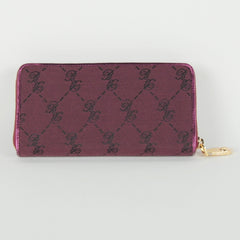 Purple Leather Wallet