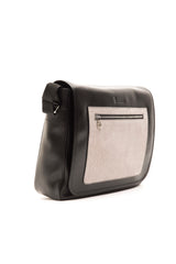 Black Grey Messenger Bag