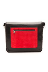 Black Red Messenger Bag
