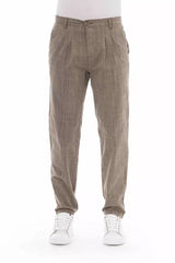 Baldinini Trend Beige Cotton Men Chino Pants