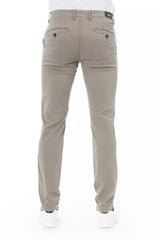 Baldinini Trend Beige Cotton Men Chino Trousers