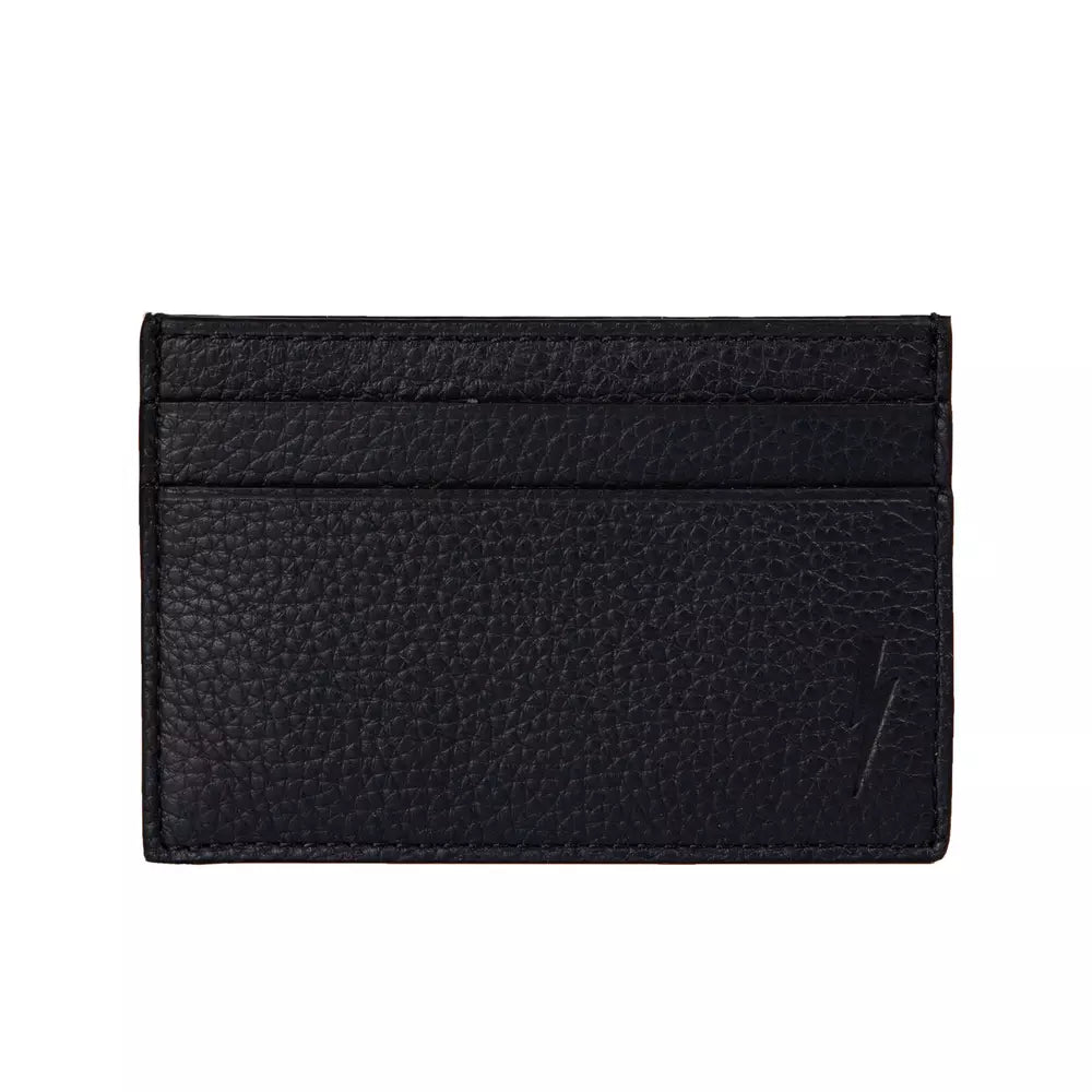 Neil Barrett Black Leather Mens Card Holder