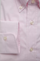 Robert Friedman Pink Cotton Men's Shirt