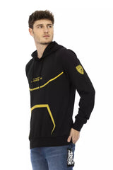 Automobili Lamborghini Black Polyester Men Sweatshirt