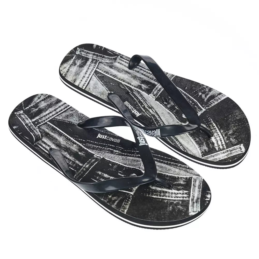 Just Cavalli Black EVA Men's Sandal