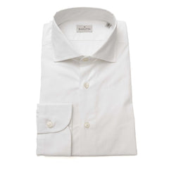 Bagutta White Cotton Men Shirt