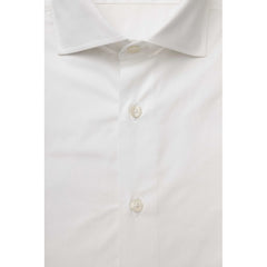 Bagutta White Cotton Men Shirt