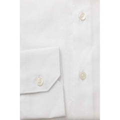 Bagutta White Cotton Men Shirt