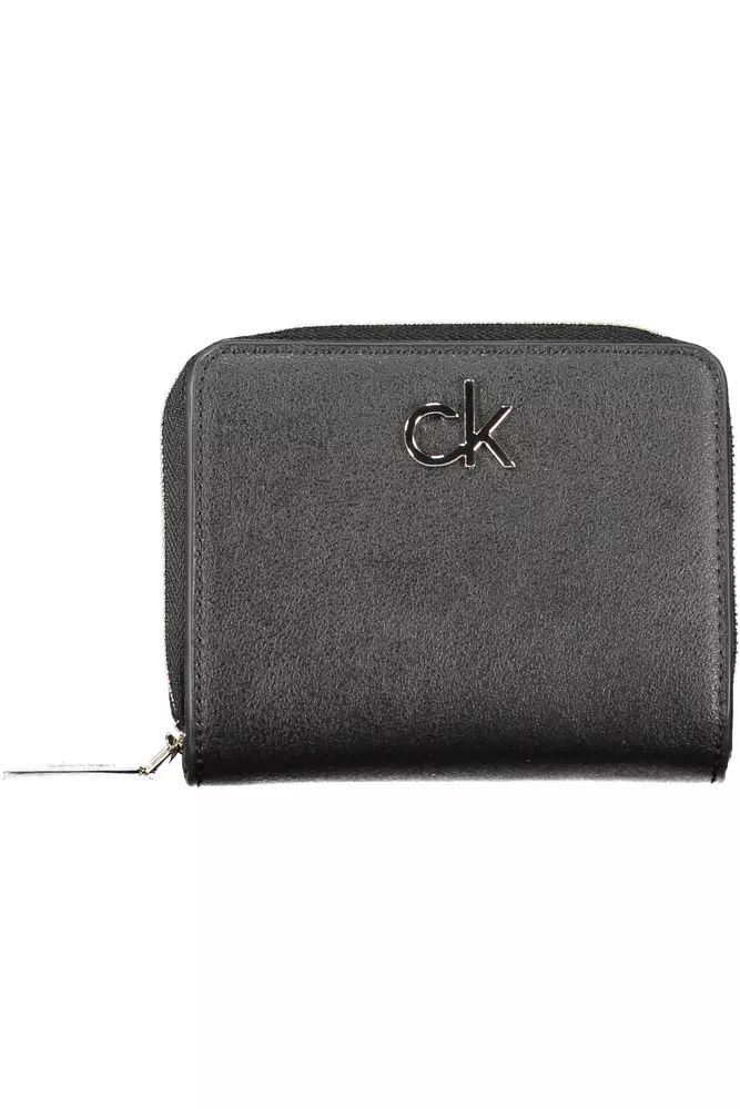 Calvin Klein Elegant Black RFID Wallet with Secure Closure