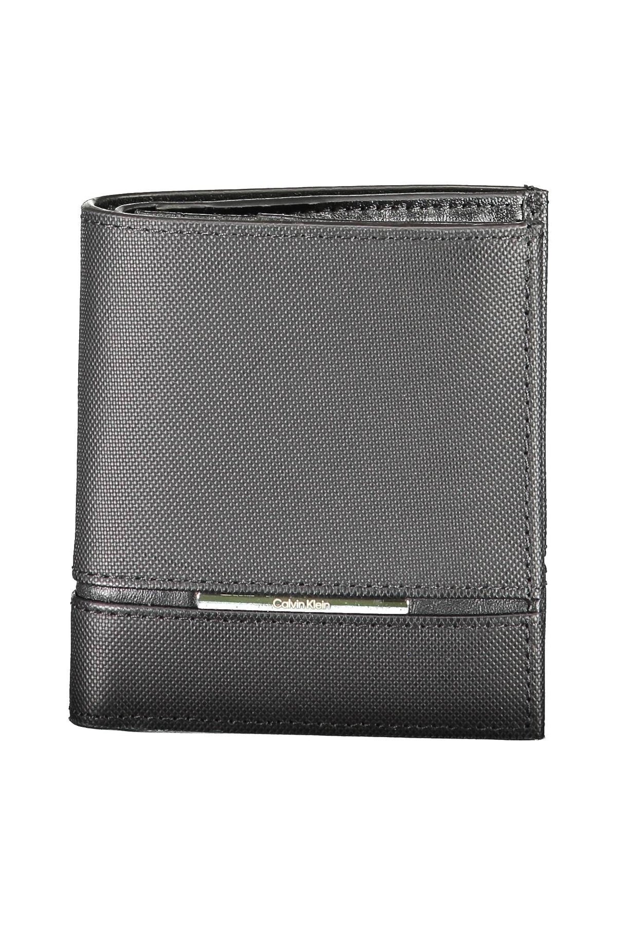 Calvin Klein Elegant Black Leather Men's Wallet with RFID Block