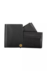 Calvin Klein Sleek Leather Card Holder with Coin Zip