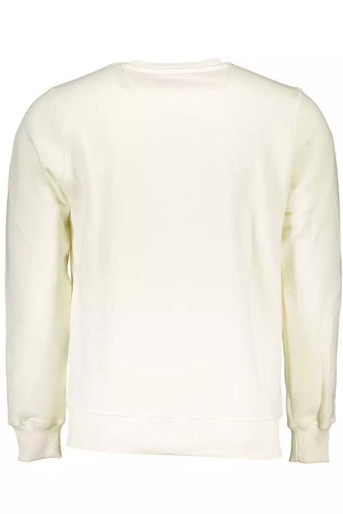 North Sails Elegant White Round Neck Sweatshirt