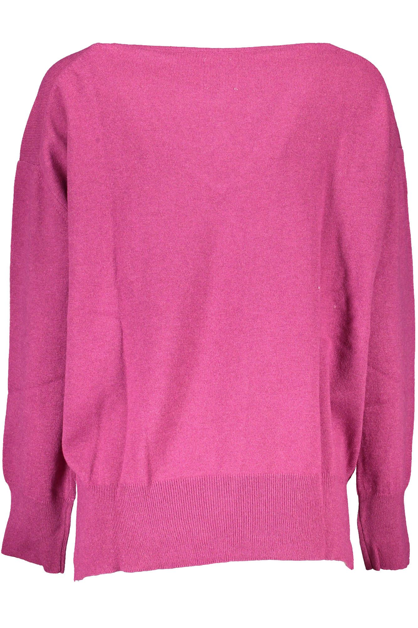 North Sails Eco-Chic Purple Wool Blend V-Neck Sweater